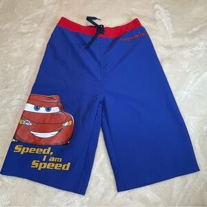 Lighting McQueen Pixel Boys Swim Trunks Size Large (10-12) NWT Disney Store